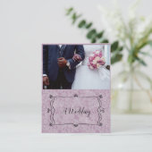 Een Kaart voor een bruiloft (Staand voorkant)