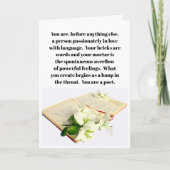 Een kaart voor een dichter (Voorkant)