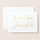 Een kaart voor een dierbare (Voorkant met envelop)