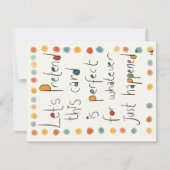 Een kaart voor elke keer. (Voorkant)