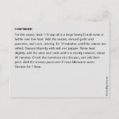 Een kaart voor geadresseerden maken (Achterkant)