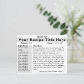 Een kaart voor geadresseerden maken (Staand voorkant)