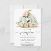 Een Kaart voor het uitnodigen van een klein Baby s (Voorkant)