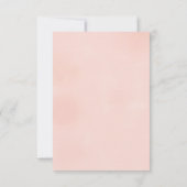 Een Kaart voor het uitnodigen van een klein Baby s (Achterkant)