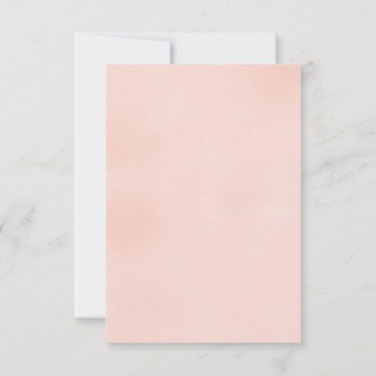 Een Kaart voor het uitnodigen van een klein Baby s (Achterkant)