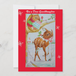 Een Kaart voor kerstmis van een kleindochter