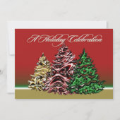 Een Kaart voor uitnodiging tot feestdag (Voorkant)