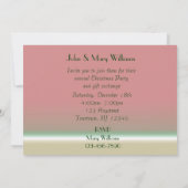 Een Kaart voor uitnodiging tot feestdag (Achterkant)