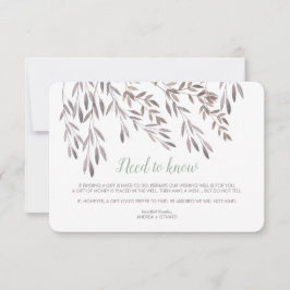 Een kaartje met een extra bijlage voor een wilde b kaart