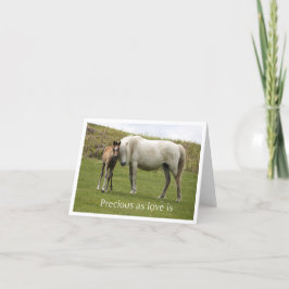 Een kaartje over liefde bedankkaart