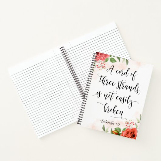 Een kabel van drie strengen, ecclesiastes 4:12 notitieboek (Binnen)