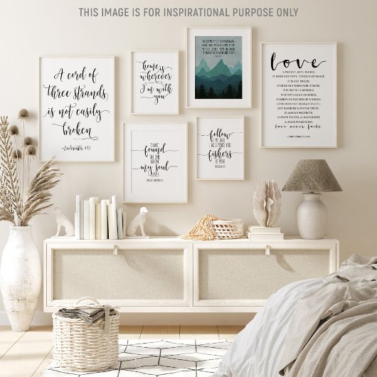 Een kabel van drie strengen, ecclesiastes 4:12 poster