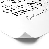 Een kabel van drie strengen wordt niet snel gebrok poster (Hoek)