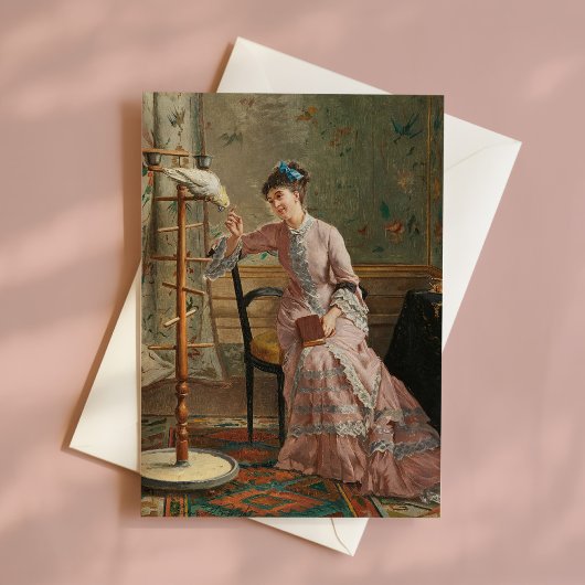 Een kaketoe | Gustave Léonard de Jonghe Kaart