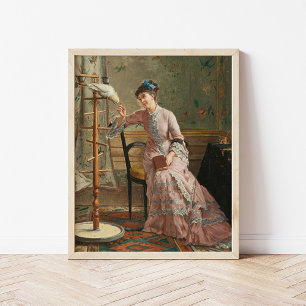 Een kaketoe   Gustave Léonard de Jonghe Poster