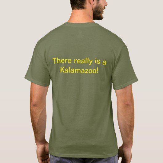 Een Kalamazoo, MI T-shirt (Achterkant)