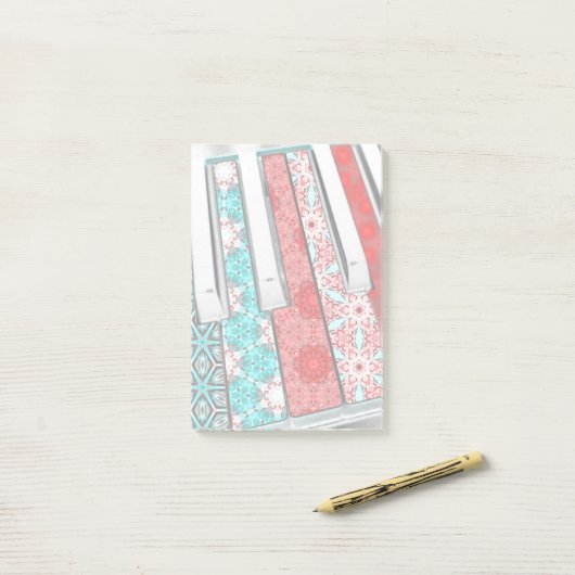 Een Kaleidoscoop van de Nota's Post-it® Notes (Op bureau)