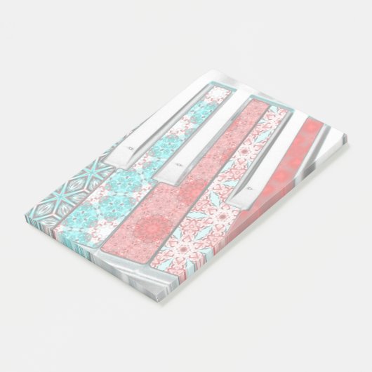 Een Kaleidoscoop van de Nota's Post-it® Notes (Schuin)