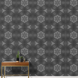 Een Kaleidoscoop van Delicate Gravures Behang