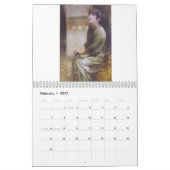 Een kalender met traditionele Chinese hoffelijkhei (Feb 2027)