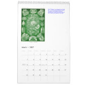 Een kalender uit de tekeningen van Ernst Haeckel. (Mar 2027)