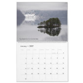 Een kalender van landschapsreflecties voor 2025 (Jan 2027)