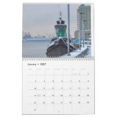 Een kalender voor 2025 met dramatische sleepbootfo (Jan 2027)