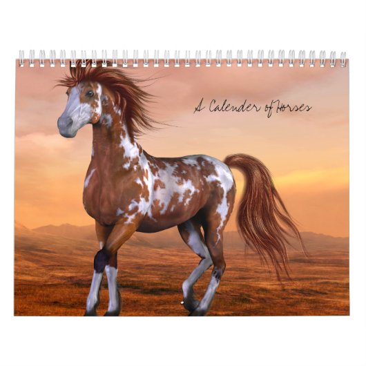 Een kalender voor paarden (Hoes)
