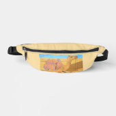 Een kameel fanny pack heuptasje (Voorkant)