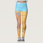 Een kameel Leggings (Voorkant)
