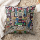 Een kamer in het Huis van de heer Kong, een pekelh Kussen (Deken)