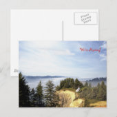 Een kamer met een Uitzicht Aankondigingskaart (Voorkant / Achterkant)