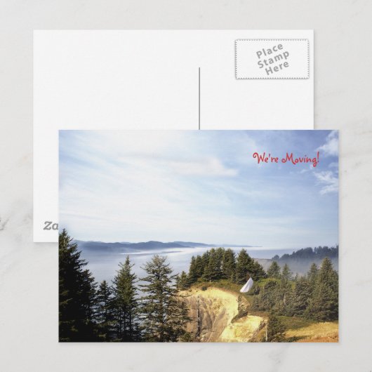 Een kamer met een Uitzicht Aankondigingskaart (Voorkant / Achterkant)