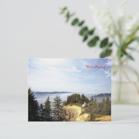 Een kamer met een Uitzicht Aankondigingskaart (Staand voorkant)