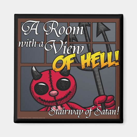 Een kamer met een Uitzichten magneet (Voorkant)