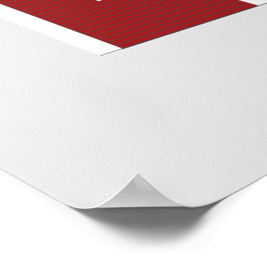 Eén kamer: Red Schoolhouse Kinder Décor Print Post (Hoek)