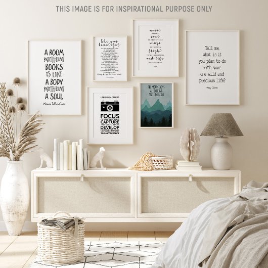 Een kamer zonder boeken, Marcus Tullius Cicero Quo Poster