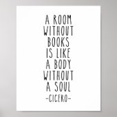 Een kamer zonder boeken, Marcus Tullius Cicero Quo Poster (Voorkant)
