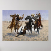 Een kameraad helpen door Frederic Remington Poster (Voorkant)