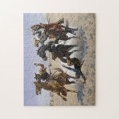 Een kameraad helpen door Frederick Remington Legpuzzel (Verticaal)