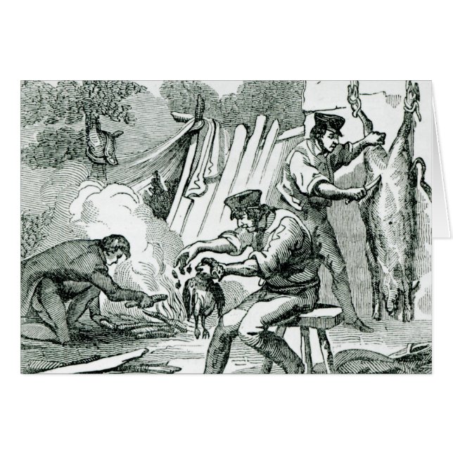 Een kamp Kitchen, 1856 (Voorkant Horizontaal)