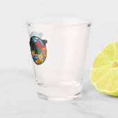 Een kampeervakantie shot glas (Rechts)