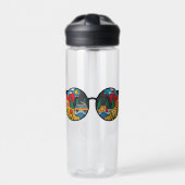 Een kampeerventure waterfles (Voorkant)