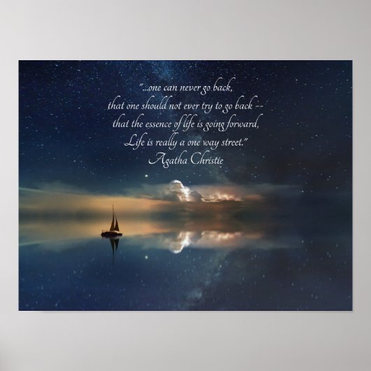 Een kan nooit meer teruggaan Poster (Voorkant)