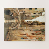 Een kanaal in Venetië Legpuzzel (Horizontaal)