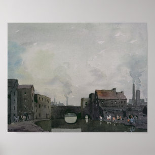 Een kanaal van Birmingham Poster