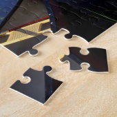 Een kano rust op de oever van Little Long Pond Legpuzzel (Zijkant)
