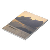 Een kanoe-ploegendienst voor de kust notitieblok (Linkerzijde)