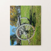 Een kanon op het slagveld Fredericksburg Legpuzzel (Verticaal)