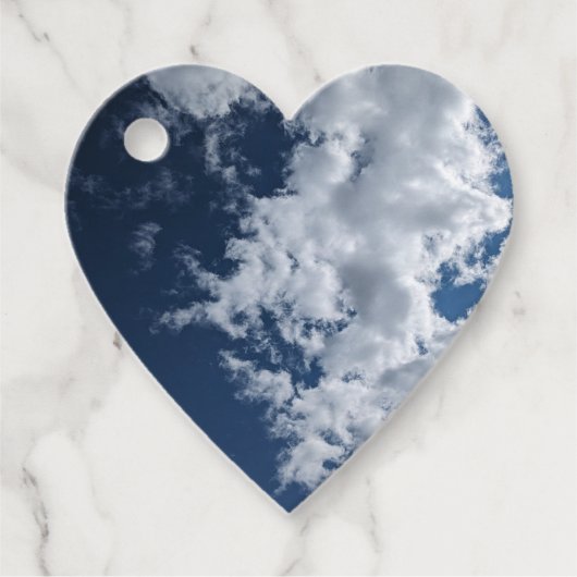 Een kant van de wolken bedankjes labels (Voorkant)